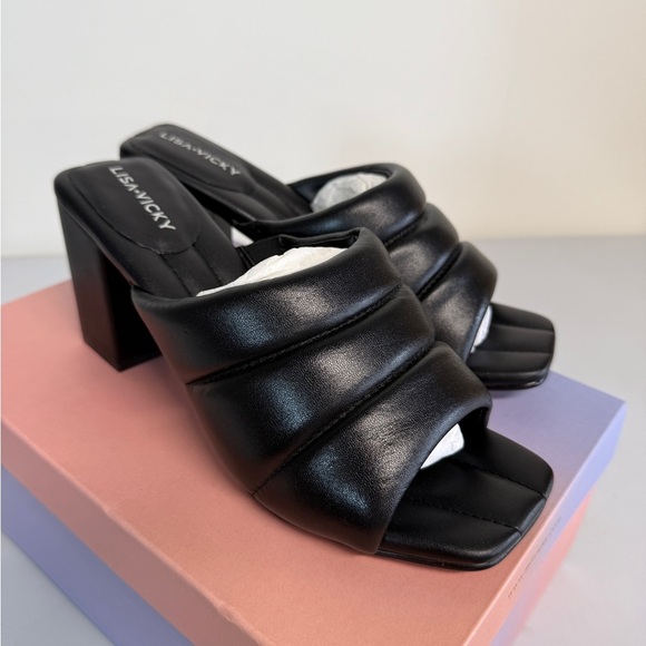 Lisa Vicky Women’s Sandals Black Very Black Sheep Size 8 - Picture 2 of 8